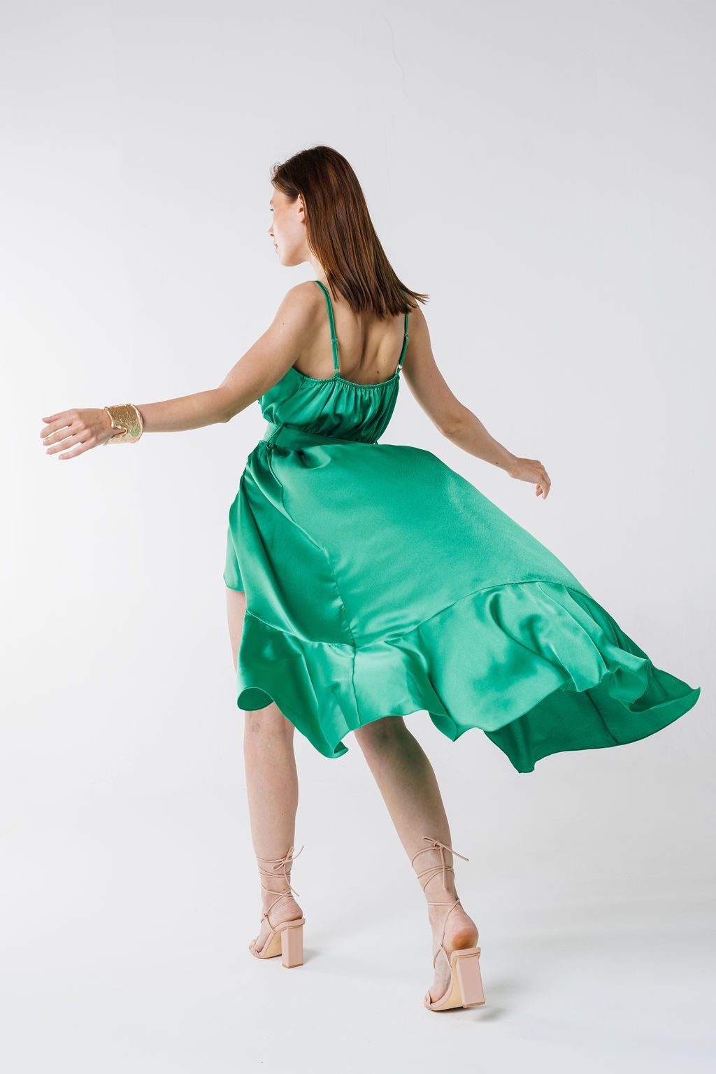 Maxi asymmetric dress 